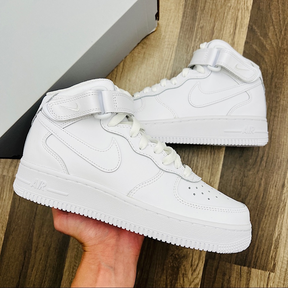 Nike White High-Top Sneakers